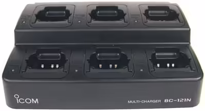 BC121N Icom 6-Bank Rapid Charger Package