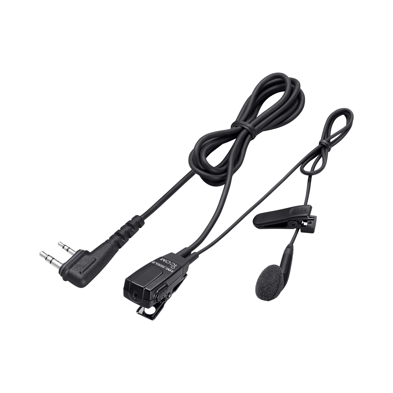 Icom HM166LS Earphone Microphone For F200