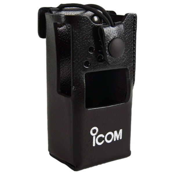 Leather Two-Way Radio Holster - Icom LCF1000SS With Cutout For Display