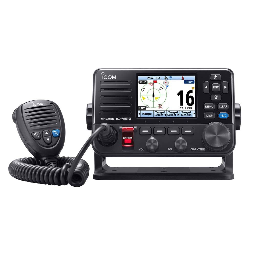 Shop Icom M510 VHF DSC Marine Fixed Mount